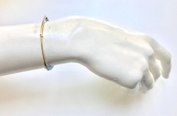 Swarovski Kristal Taşlı Zarif Bileklik - Gold Kaplama - Thumbnail