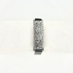 Swarovski Hematite ve Kristal Taşlı Zarif Bileklik - Siyah Kaplama - Thumbnail